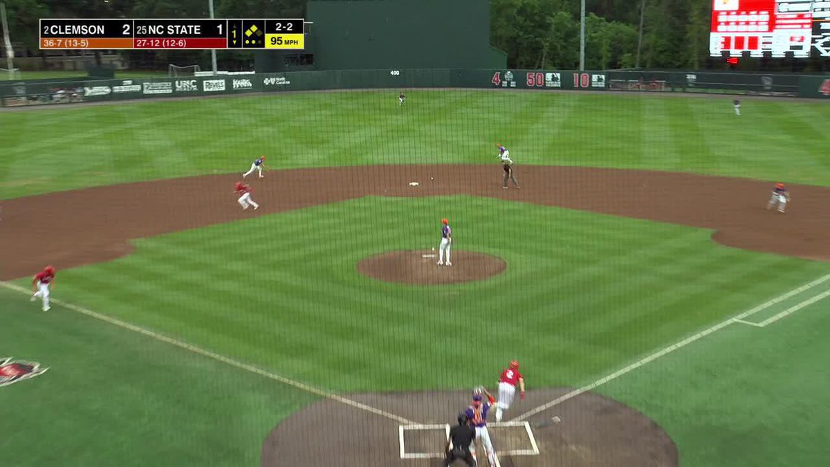 THE RESPONSE‼️ #NCAABaseball X 🎥 ACCN / NC State Baseball