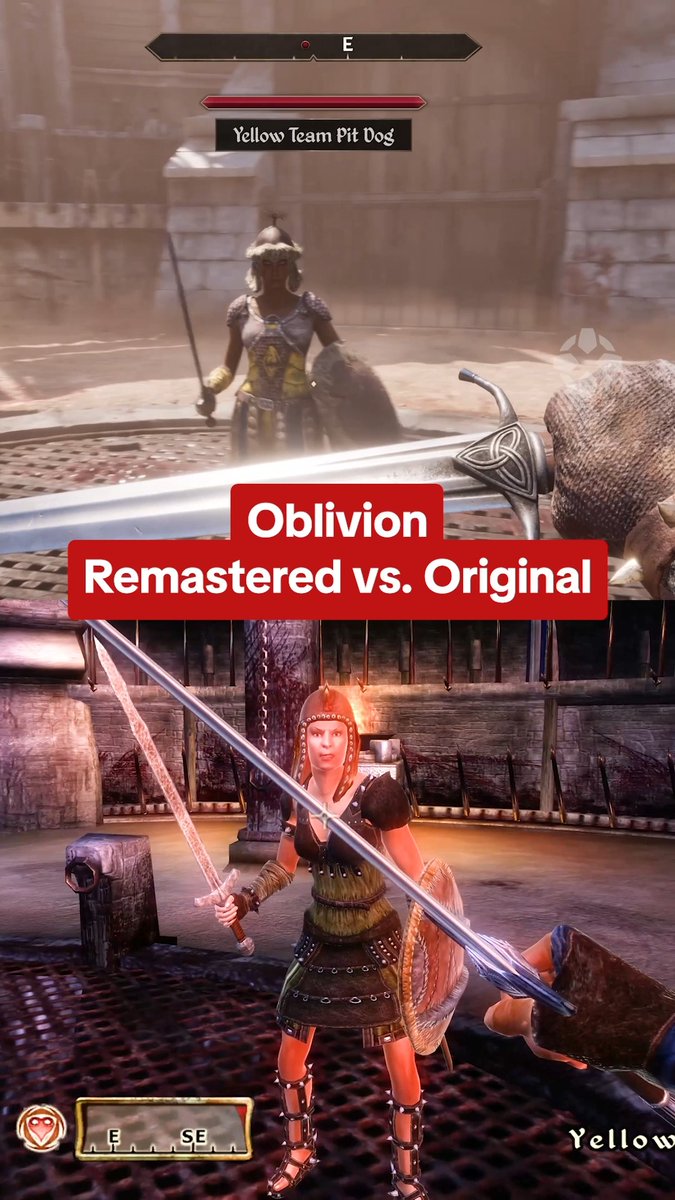 The Elder Scrolls IV: Oblivion 2025 vs. 2006