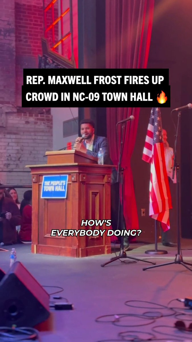 Rep. Maxwell Alejandro Frost is in the house 🔥