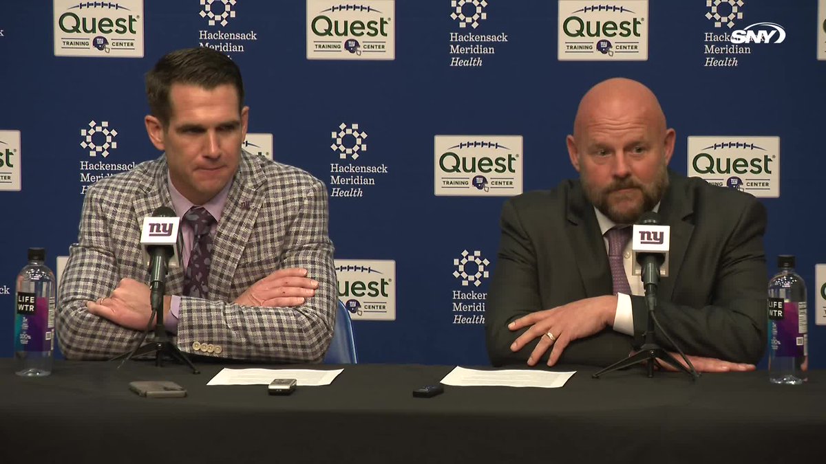Brian Daboll says he got breakfast with Abdul Carter around the Penn State campus when he visited his daughter during Parents' Weekend: "He's got a great personality, he's a lot of fun to be around and he's a good football player."