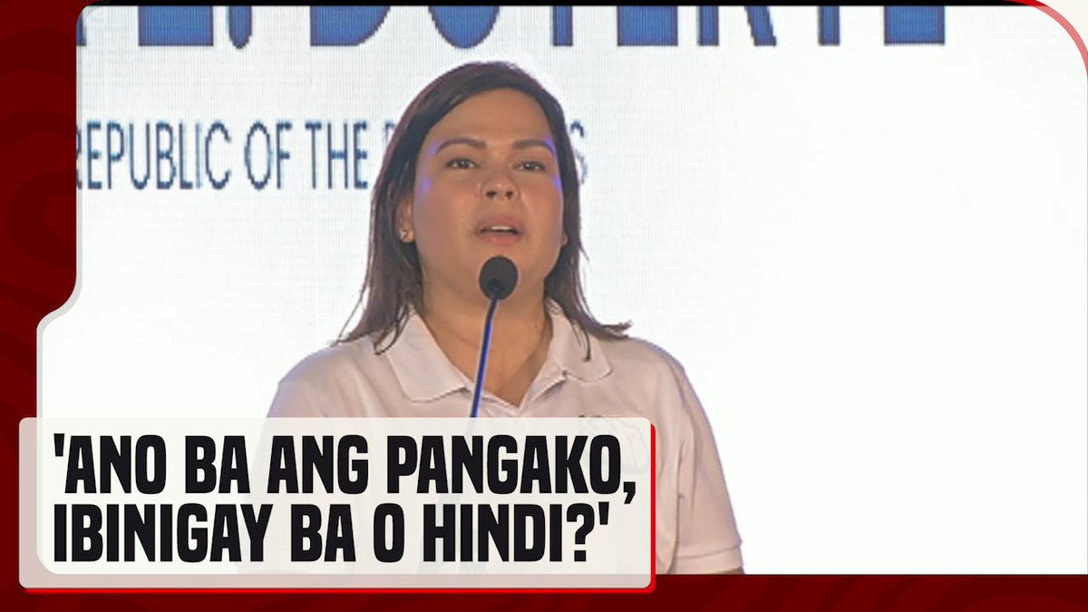 Kinuwestiyon ni Vice Pres. Sara Duterte ang campaign promise ni Pres. Bongbong Marcos noong 2022 elections na P20 kada kilong bigas para sa mga Pilipino. #News5