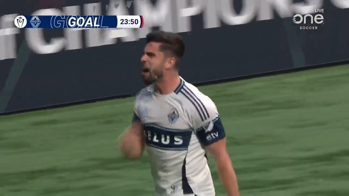 VAMOS BRIAN! ๐คฏ Vite with the perfect set up and White heads โer home! #VWFC | #ConcaChampions