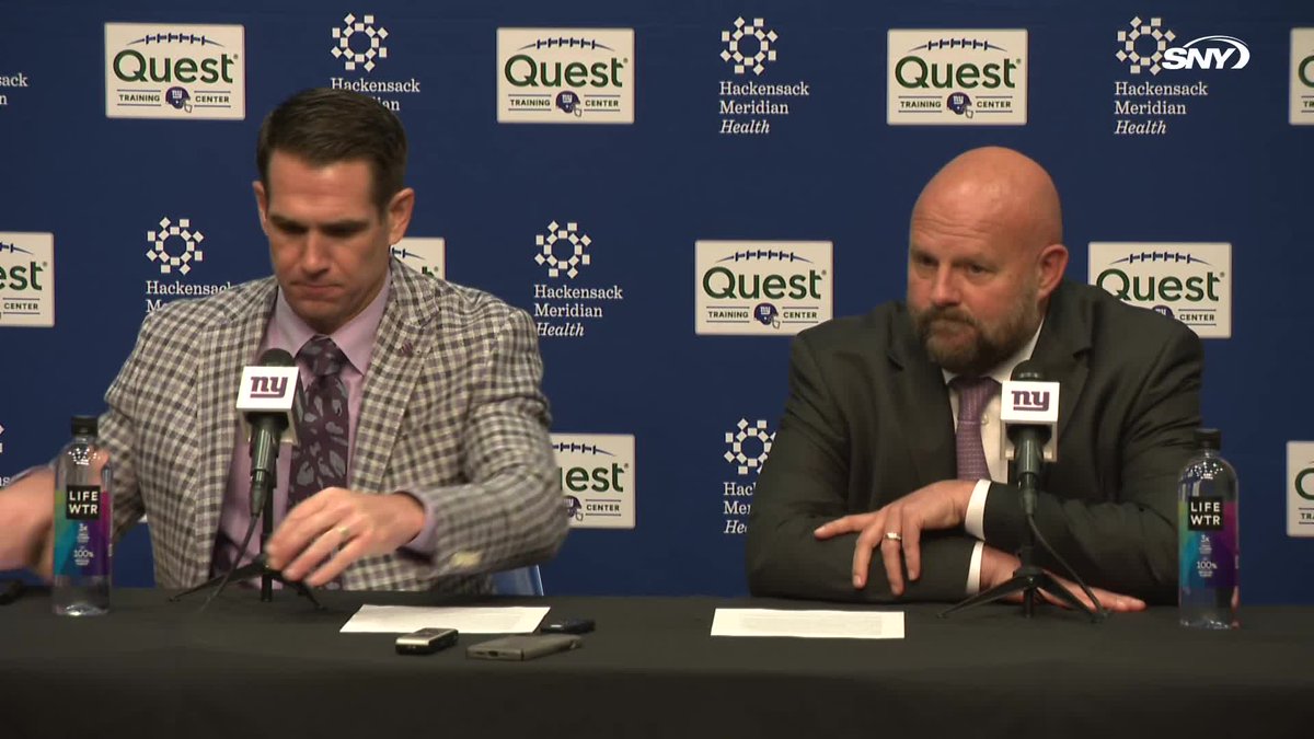 "I think he's got a lot of qualities you look for in a good quarterback" Brian Daboll talks about what stood out about Jaxson Dart in the Giants' pre-draft process: