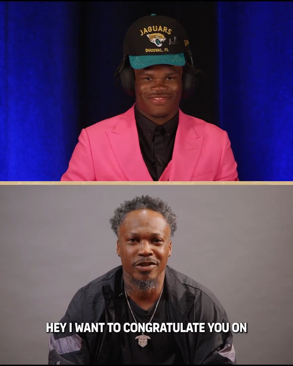 Travis Hunter receives special message from his dad after being drafted by the Jacksonville Jaguars. #NFLDraft Travis Hunter