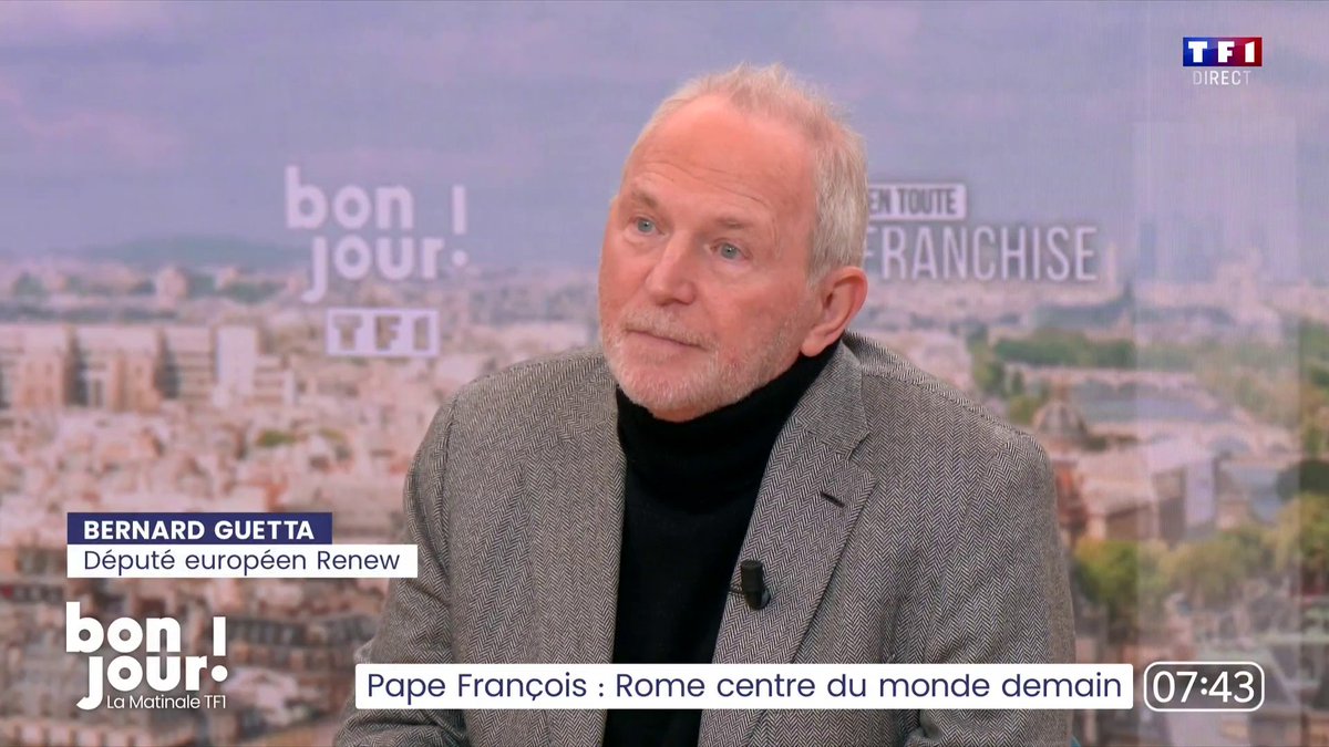 Guerre en Ukraine : "V. Poutine ne veut pas d'une paix qui ne serait pas une reddition de l'Ukraine. D. Trump ne comprend rigoureusement rien ou, plus terrible, est politiquement complice de V. Poutine" : Bernard Guetta (Bernard Guetta) à Adrien Gindre 📺 #BonjourLaMatinaleTF1