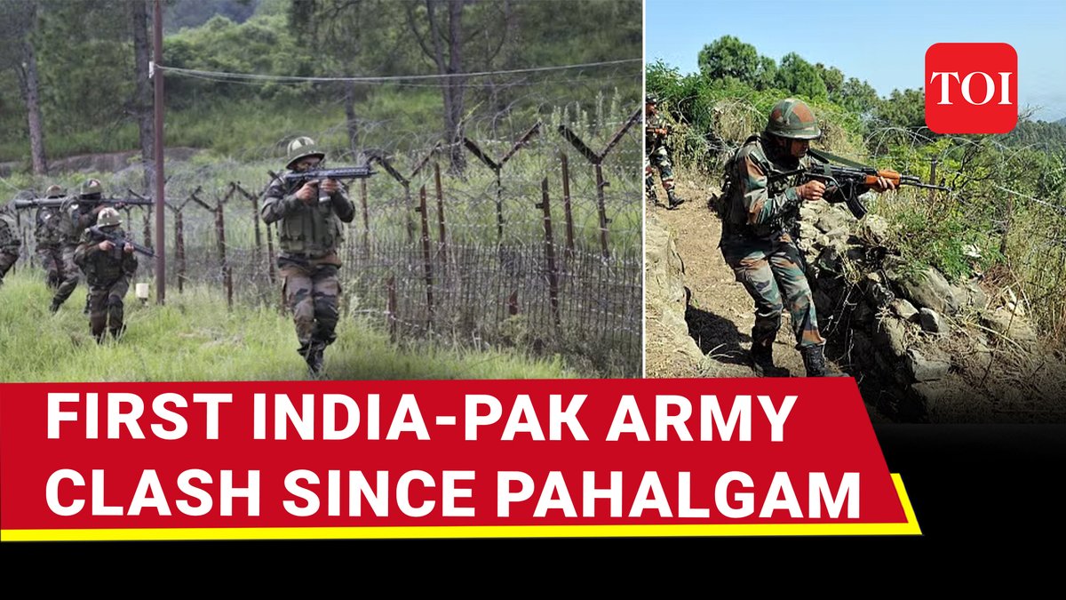 India retaliates after #Pakistan opens fire from multiple posts near LoC | #Pahalgam Fallout