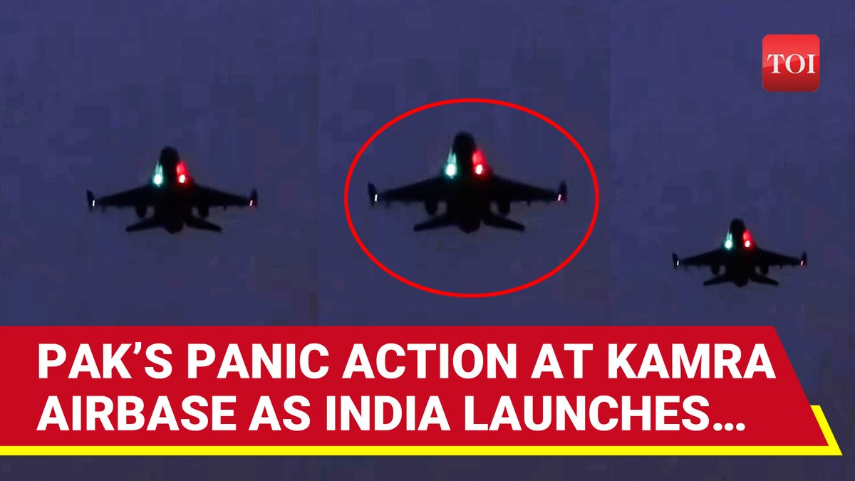#Pakistan’s Kamra airbase sees panic action as India readies #Pahalgam revenge; 'PAF F-16 night sorties…'