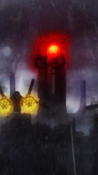 「廃墟での戦闘」 TVアニメ『GUILTY GEAR STRIVE: DUAL RULERS』 #03「羽根の生えた天使さま -A Soaring Angel-」より 切り抜き動画を公開⚡ ▼TikTok #GGSTDR #ギルティギア #GUILTYGEAR