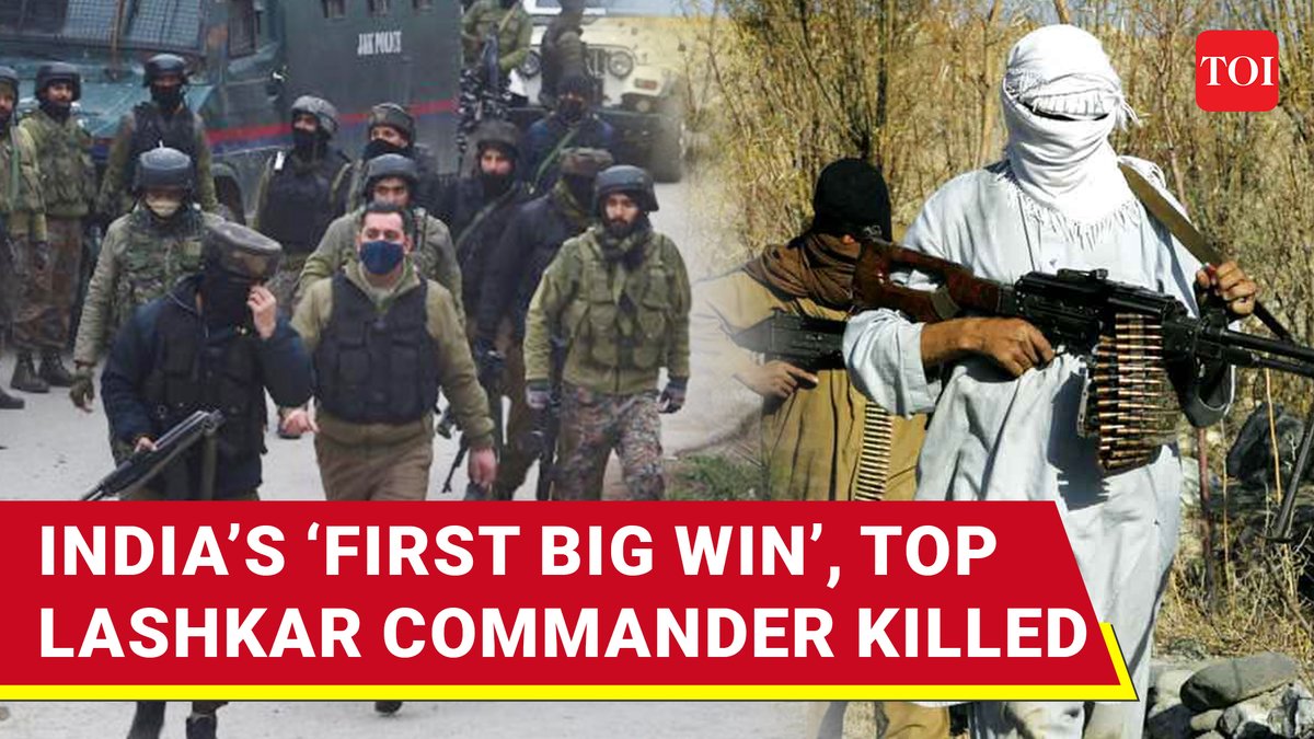 Fierce encounter in #Bandipora: LeT's terror kingpin shot dead in #Jammu &amp; #Kashmir operation after #Pahalgam attack