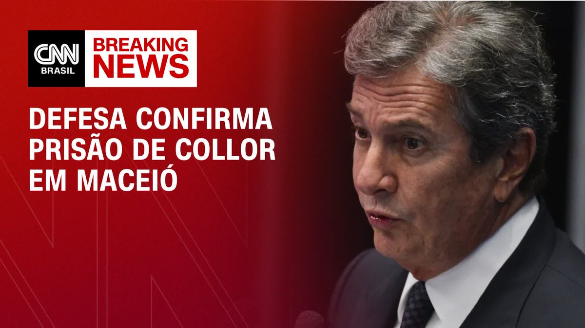 Defesa confirma prisão de Collor em Maceió; assista #CNNBrasil