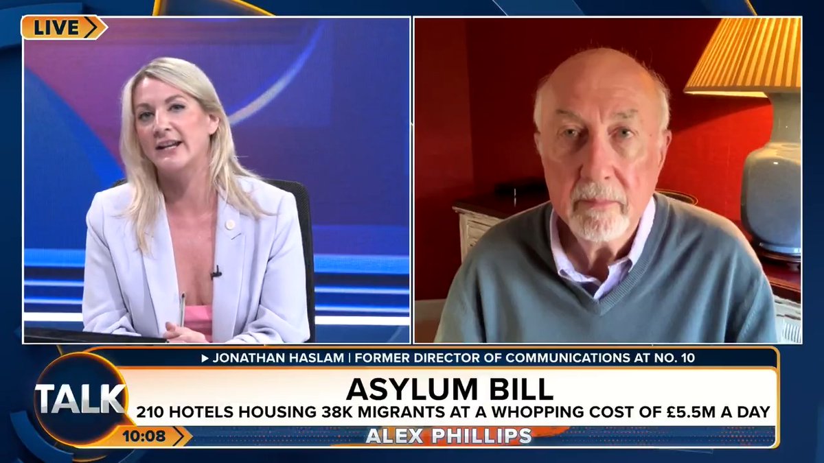 Alex Phillips calls out the government for allowing illegal migrants to "take the mick", as reports say 210 hotels are housing 38,000 migrants at a cost to the taxpayer of £5.5 million a day. "They aren't doing enough to tackle the problem! We have no deterrent." Alex Phillips