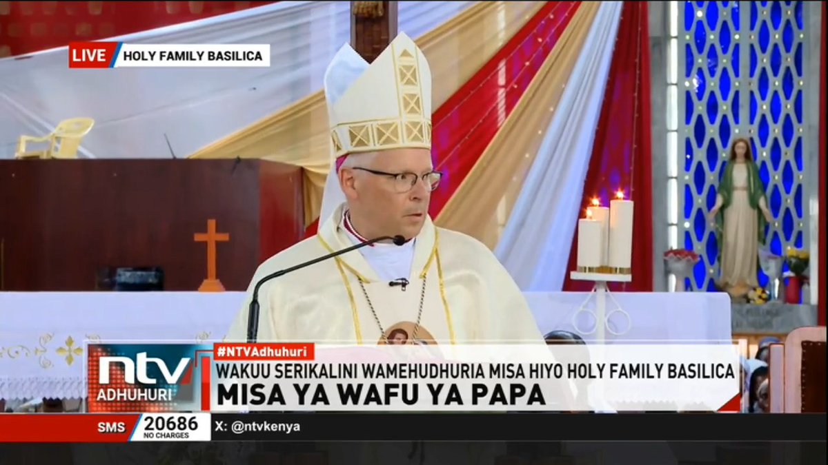 At the end of his life, Pope Francis lost his voice… He himself, who had identified as a voice of the voiceless, had become voiceless: Rev Bert Van Megen - Pope’s Representative to Kenya