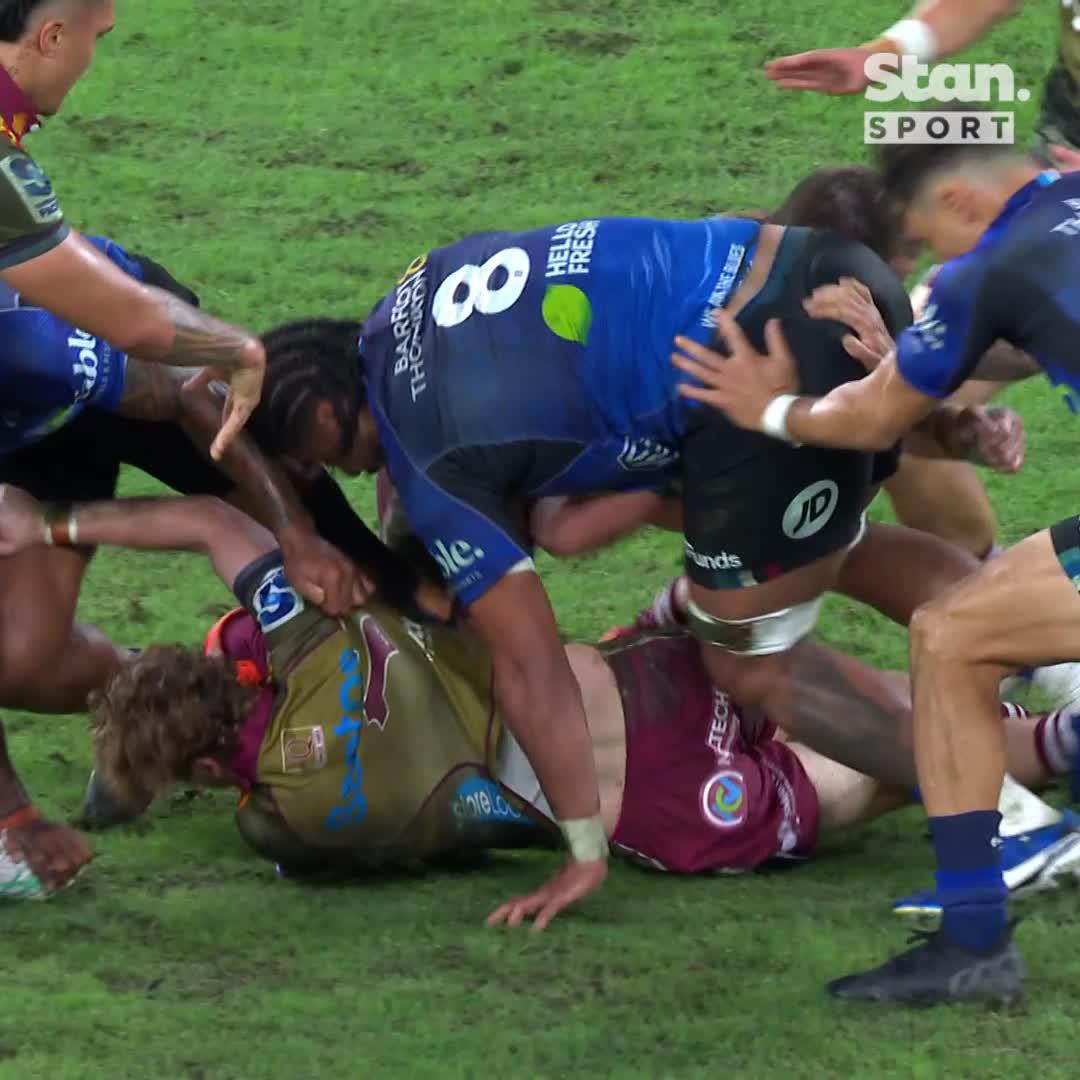 Horrid tackle from Mark Tele’a. But only a 20 minute red card… #SuperRugbyPacific