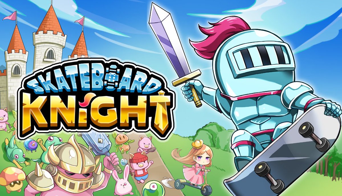 スケボーに乗って、ゆるっと世界を救おう! アクションRPG風ローグライト『Skateboard Knight / スケボーナイト』の PLAYISMパブリッシングが決定! ウィッシュリストに登録し、お手軽だけどやり込めるアクションRPG風ローグライトの発売をお待ちください。 #PLAYISMGameShow