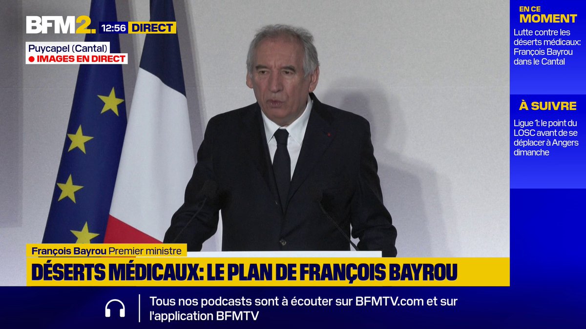 🔴🇫🇷ALERTE INFO | François Bayrou souhaite supprimer les certificats médicaux "sans fondement juridique" comme ceux donnés pour le sport. Il conclut en disant qu'ils vont permettre à des praticiens ,autres que les médecins, de faire de "actes médicaux."