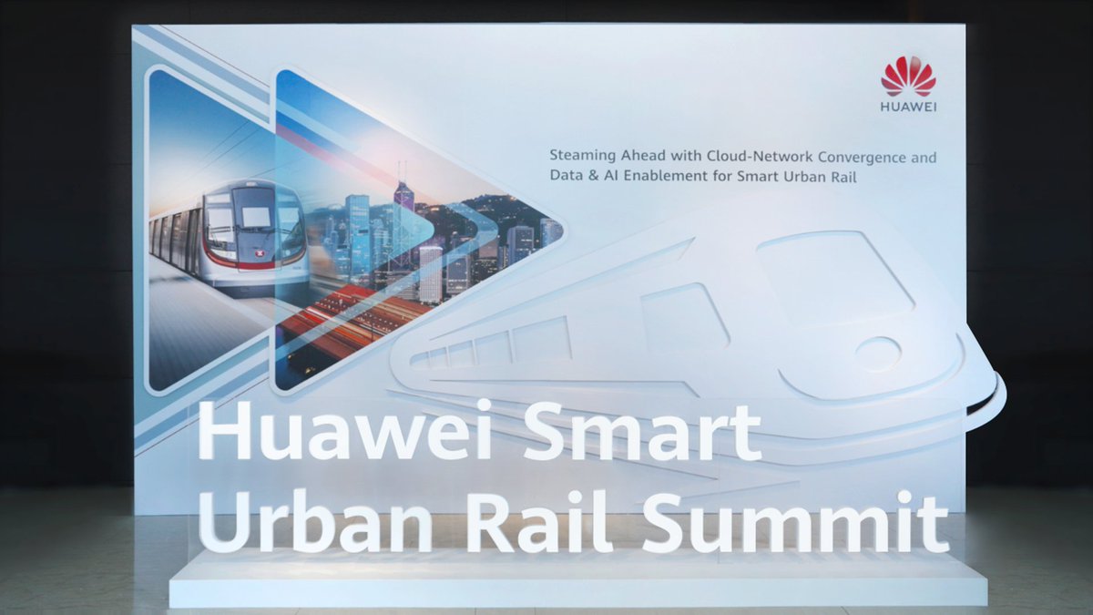 #Huawei Smart Urban Rail Summit explored the cloud-network convergence and data & AI enhancement accelerating urban rail intelligence, with guests from the rail industry across Asia sharing innovative practices. Watch highlights and learn more here: