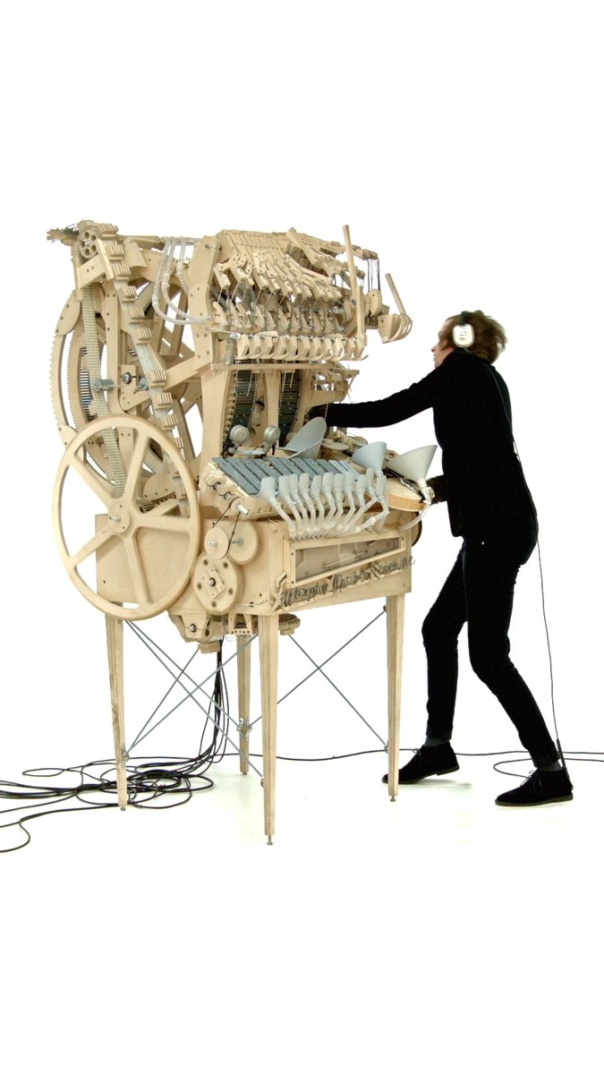 The machine that started it all, hand built on a band saw using plywood.