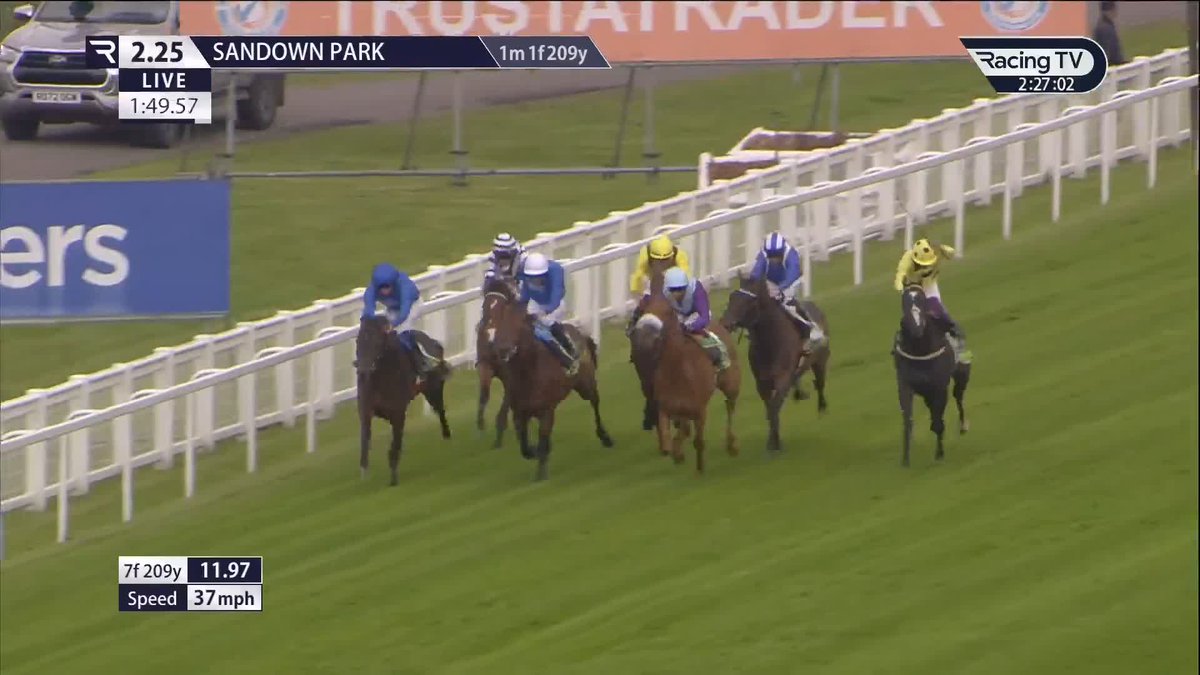 🔵⚪️ Al Aasy wins the Gordon Richards Sandown Park