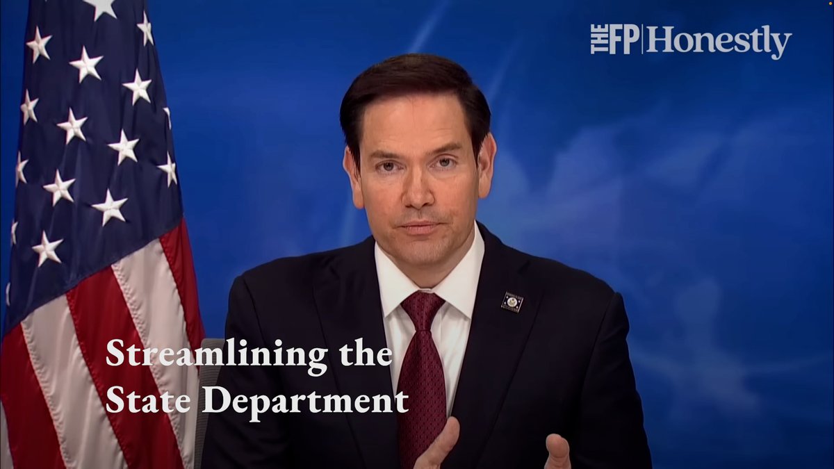 .Secretary Marco Rubio discusses how the Trump Administration is streamlining our foreign policy and advancing American interests abroad with @BariWeiss on @TheHonestlyPod.