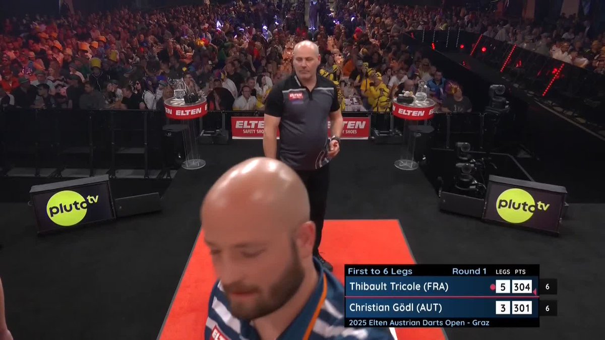 VICTORY FOR TRICOLE! The French Touch wins his second ever game on the European Tour, defeating Christian Goedl 6-3 whilst averaging just shy of 97! 📺 #ET5