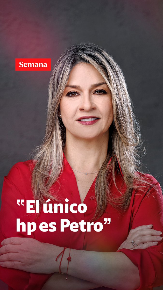 “Abran los ojos porque aquí el único hp es Petro": Vicky Dávila.