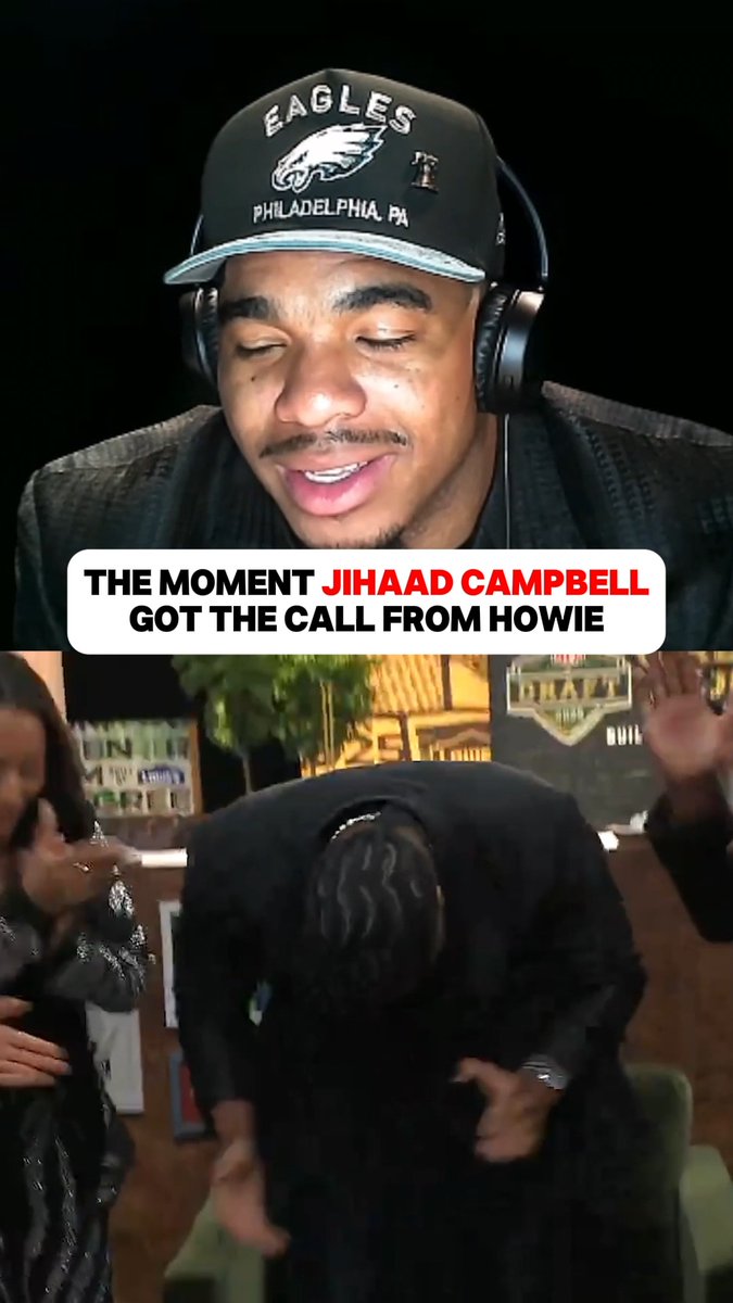 .Jihaad Campbell was DESTINED to be an Eagle 🦅🙏 (📽️ via Philadelphia Eagles) | #NFLDraft