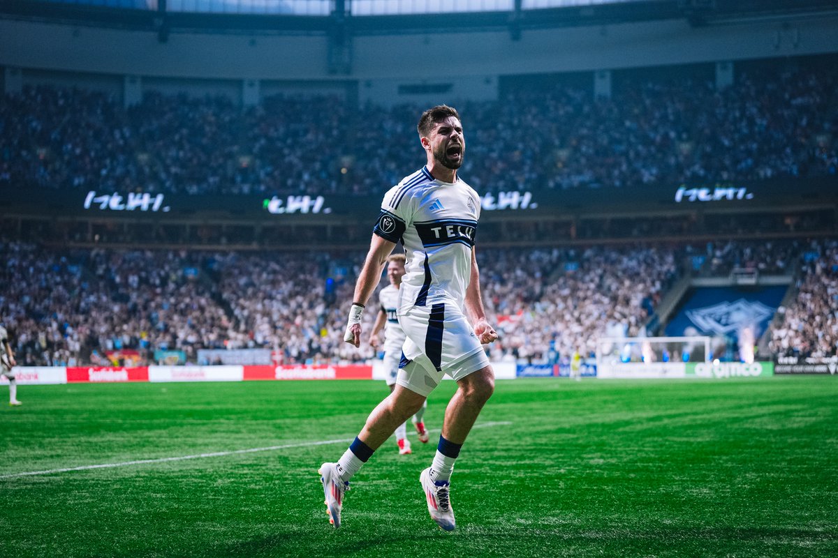 G⚽️⚽️D M⚽️RNING, VANC⚽️UVER! Brian White has officially tied club legend Carl Valentine for 4th all-time in #VWFC goals across all competitions (65). #TogetherWeDare