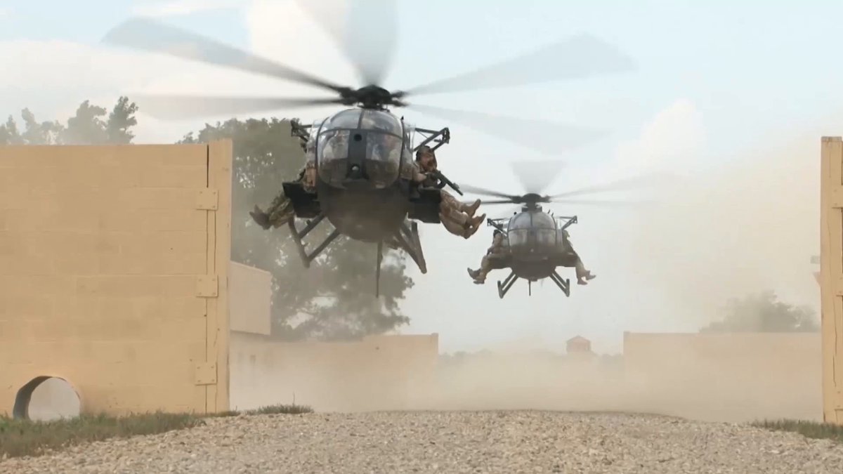 Night Stalker MH-6 pilots and crews deliver Special Forces assault teams close to their intended targets. Want to become a part of this elite aviation unit? Learn More and Apply at #SpecialOperationsAviation #ArmyAviation #GoArmySOF #miltarycareers