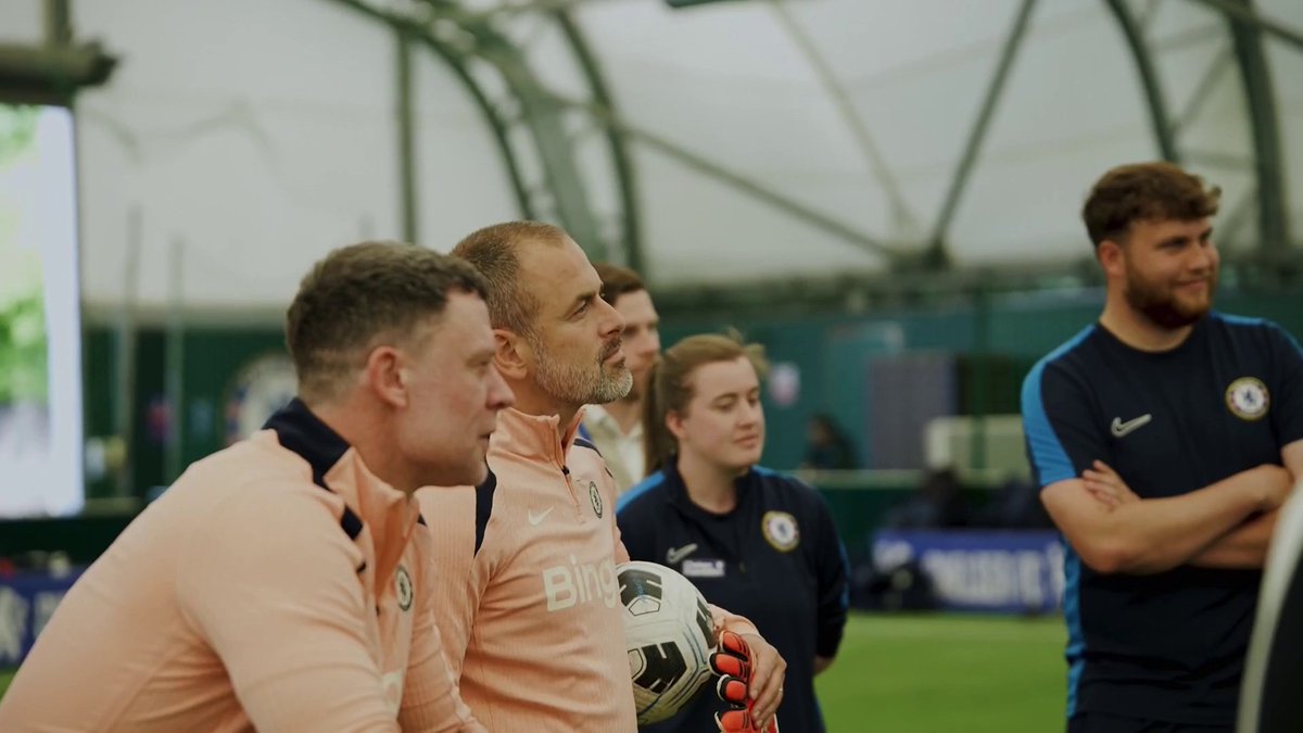 "It's a community. It's a family." ❤️ Joe Cole and Wayne Bridge meet Chelsea Foundation's amputee team 🙌 Even Blues boss, Enzo Maresca and player, Pedro Neto popped by 👋