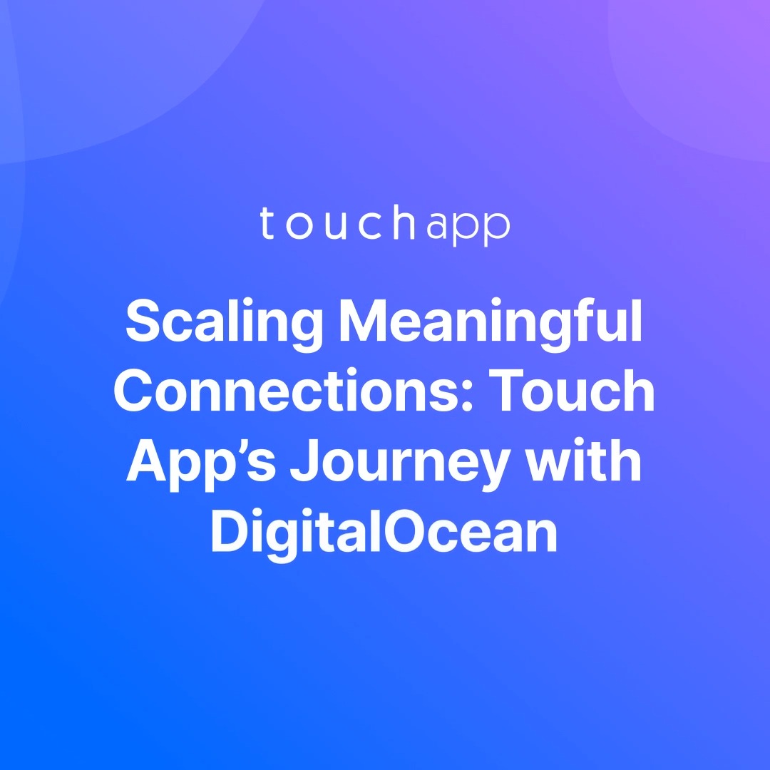 Scale your business, not your costs. ☁️📈 Touch values #DigitalOcean's simplicity, transparent pricing, &amp; responsive support—allowing them to focus on innovation &amp; user experience without getting bogged down by backend management. 🔗