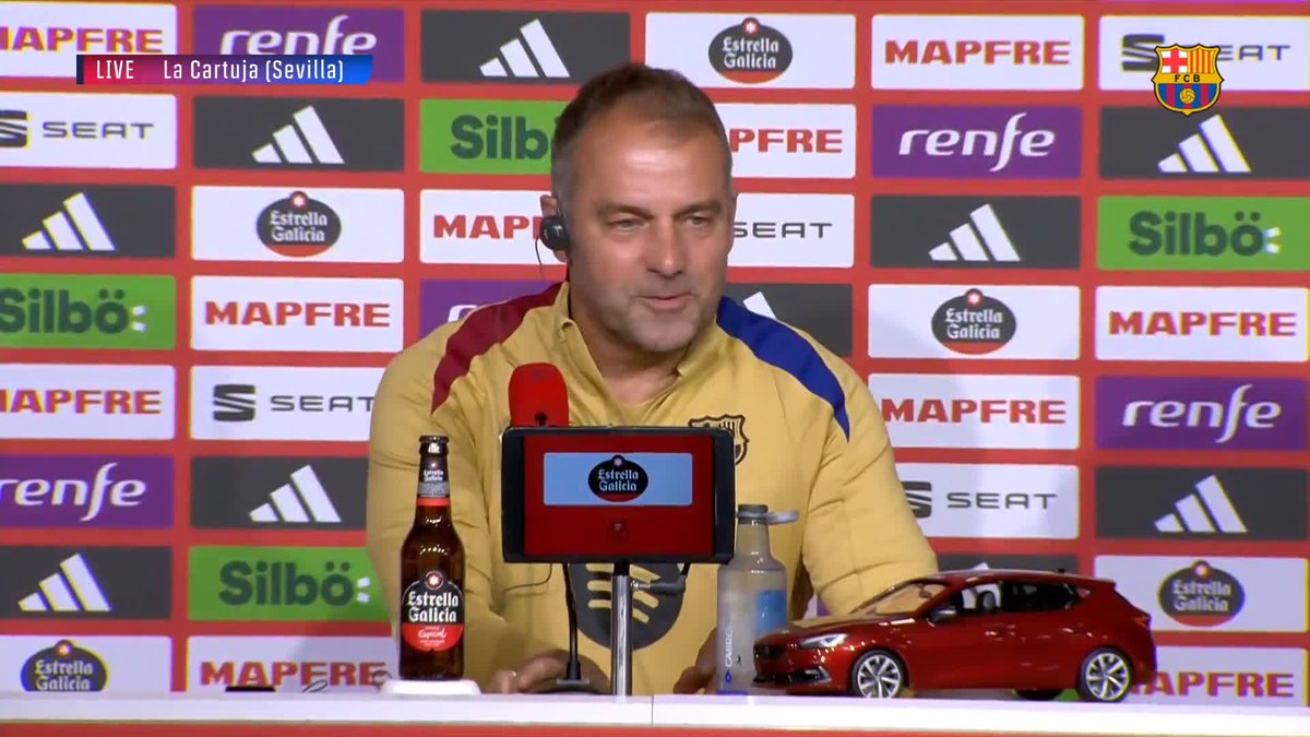 🎙️ HANSI FLICK: “It's always better to play with the fans. We have to enjoy it.” #ElClásico #CopaBarça