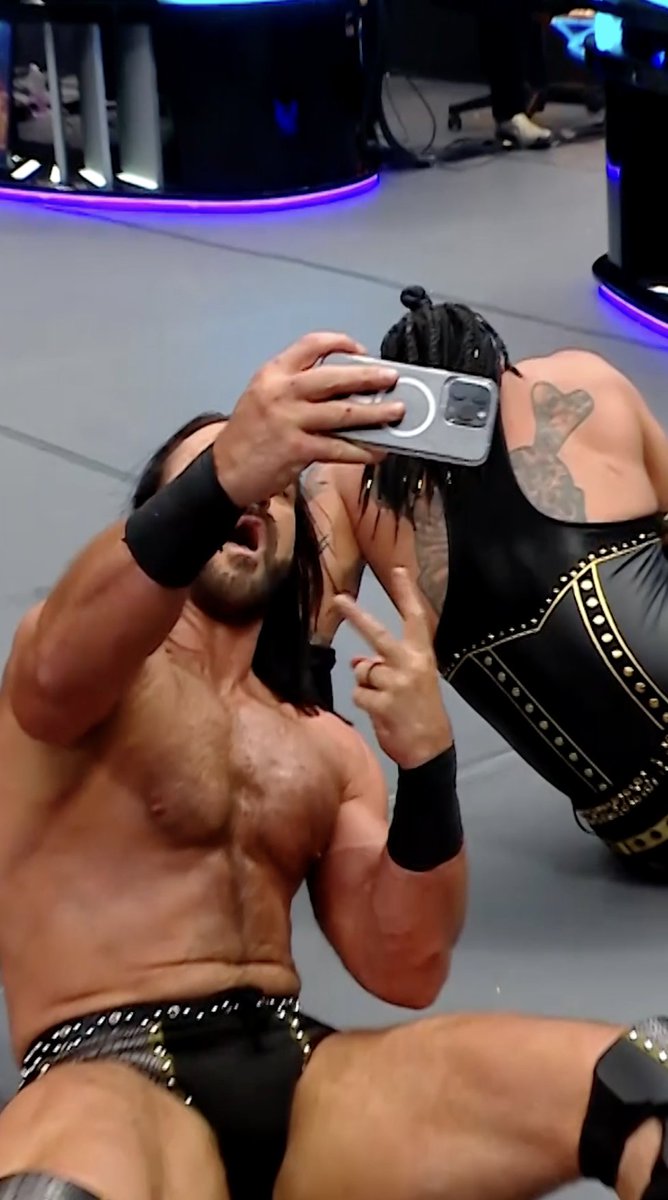 Never change, Drew 😂 #WrestleMania