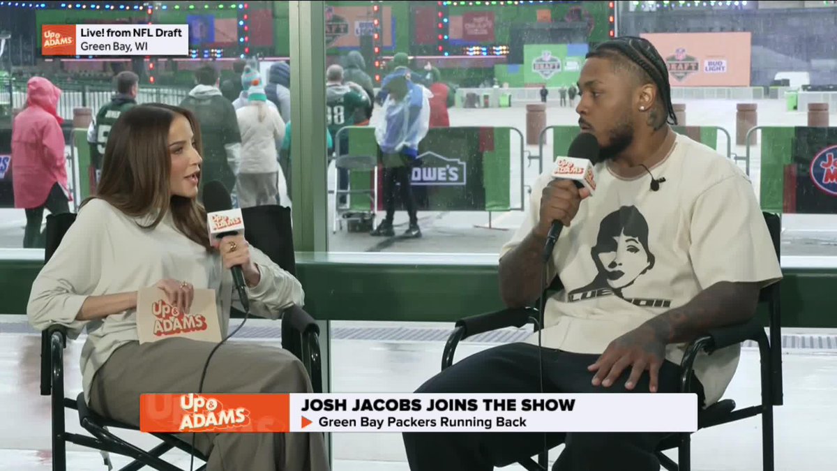 Josh Jacobs just talked to Jaire Alexander... ...and all he can say is that he is one of the very best CB's in the NFL. 😅 Kay Adams | Josh Jacobs | @Packers