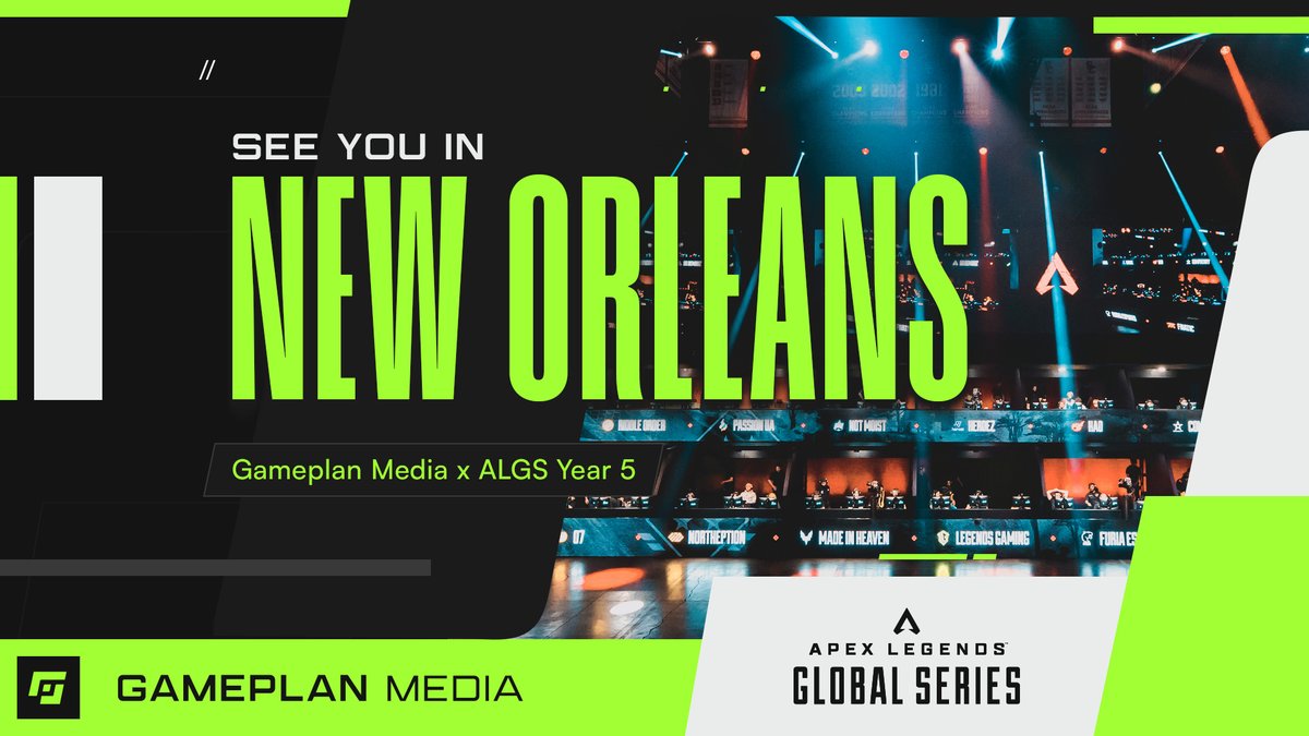 GP Media x ALGS Year 5: Confirmed. We’re proud to announce we're back working with the ALGS for the entirety of Year 5 - Every Pro League and LAN event. Time to cook. See you in New Orleans!