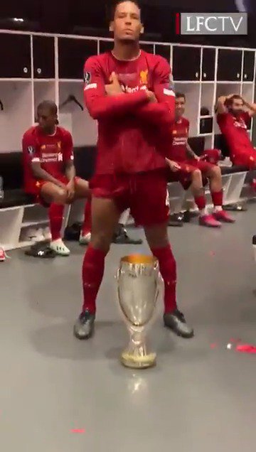 I need someone to get him to do this with the PL trophy