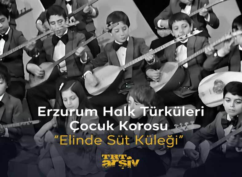 1979 yılına uzanıyor ve Erzurum Halk Türküleri Çocuk Korosu'ndan dinliyoruz: "Elinde Süt Küleği" 🎶 #TRTArşiv