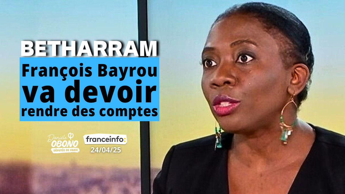 📺Hier matin, m'interrogeant sur #Betharram, une journaliste tentait de dédouaner Bayrou et discréditer Paul Vannier. Le soir même, H. Perlant, fille du 1er ministre, confirmait qu'il savait, n'a rien fait et a menti à la représentation nationale. Il va devoir rendre des comptes.