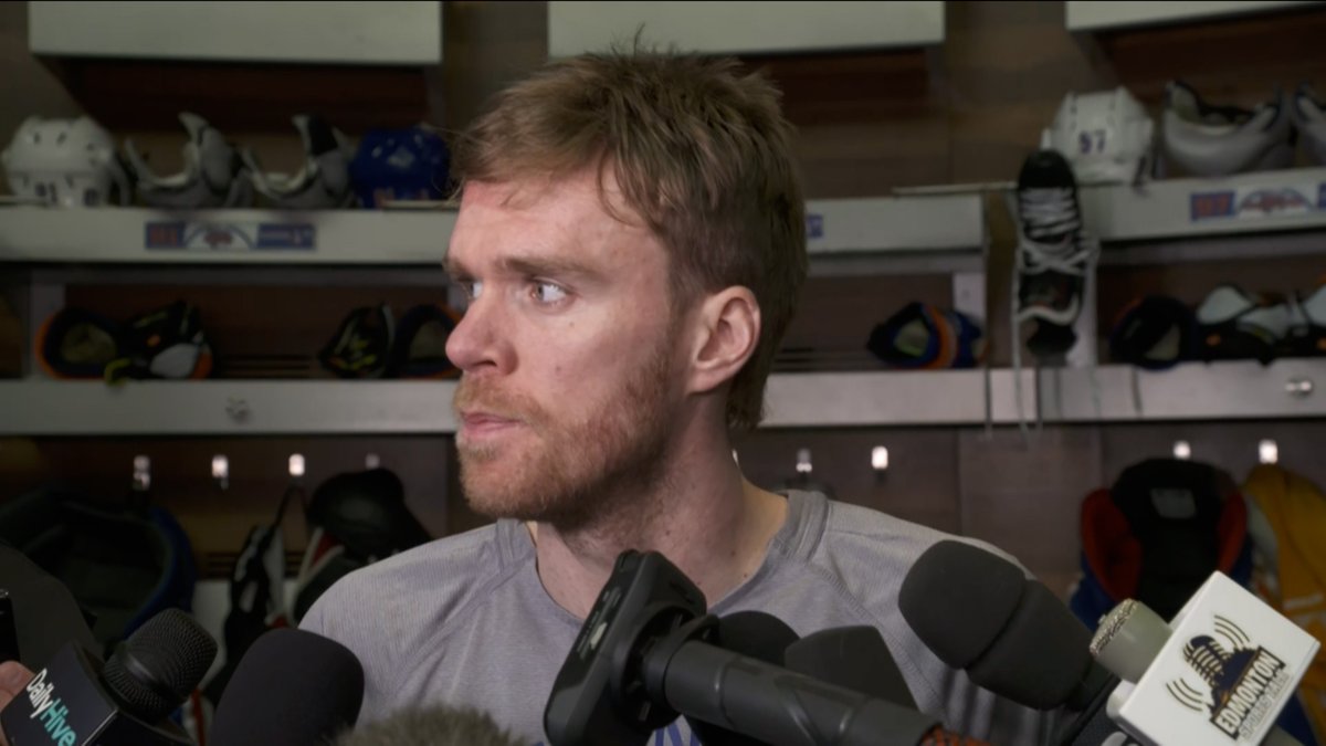 "I think we need to clean up our puck play. They have a kill that you're not necessarily going to have a ton of zone time.... It's gonna be work... We gotta be ready to bear down." Connor McDavid on the #Oilers power play. Enterprise | #LetsGoOilers