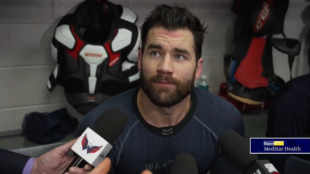 “I think everyone expects it’s going to be a pretty electric atmosphere.” Tom Wilson before the Capitals and Canadiens tangle in Game 3 of their #StanleyCup Playoffs series tonight at Bell Centre. #CapsHabs | MedStar Health