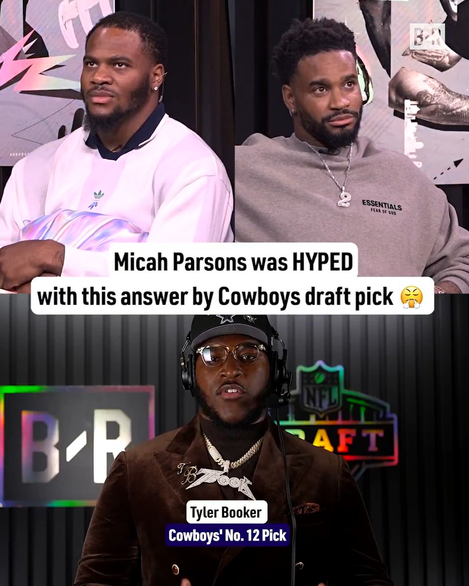 "[People] get so excited to play football... until they come across Tyler Booker." "I start to see that love leave their eyes, that's what makes me love the game." This quote from Cowboys' new OL Tyler Booker 🔥