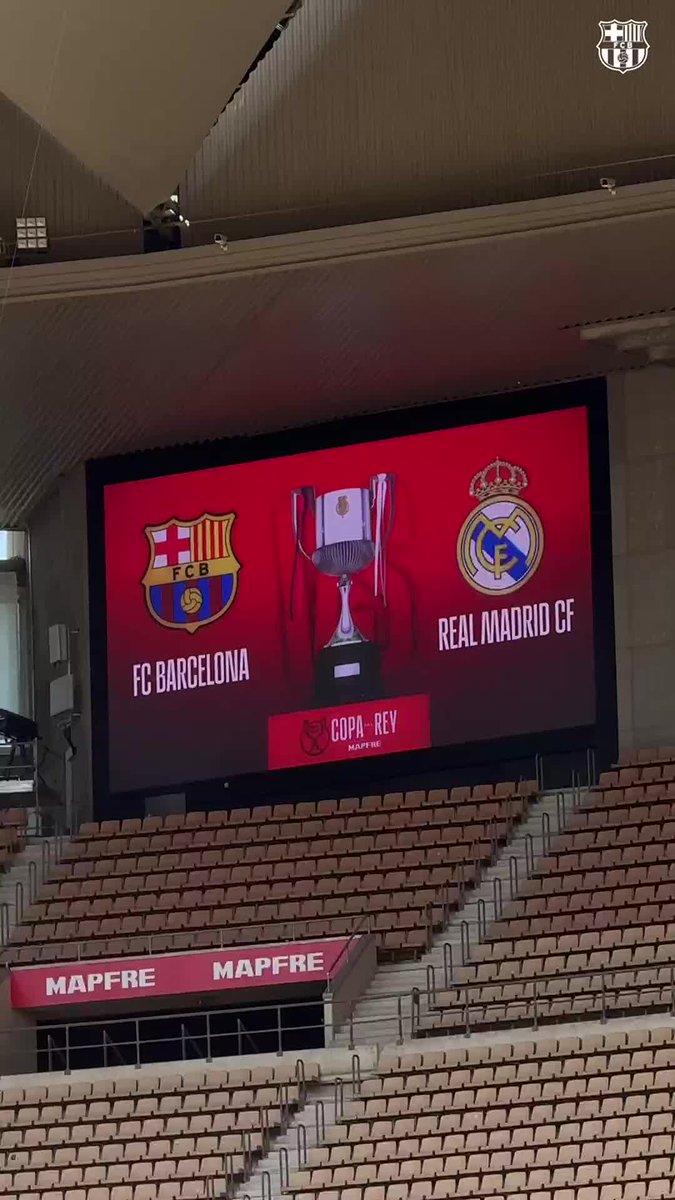 You know the vibes. Locked in for the Cup. #ElClásico #CopaBarça