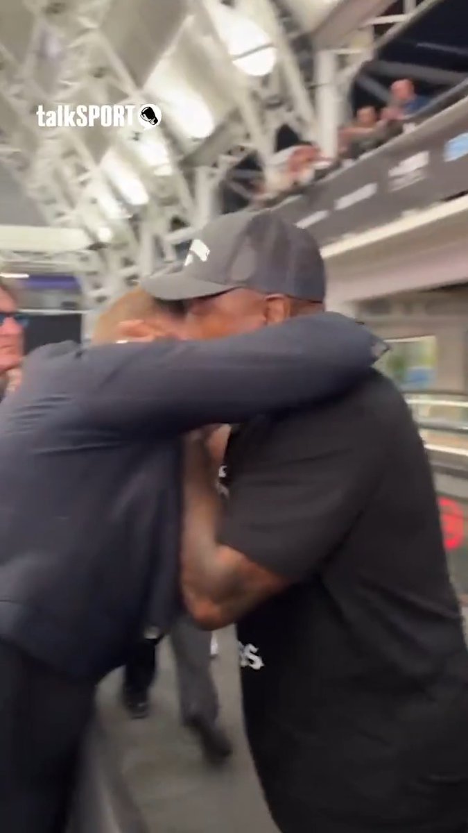 Memory lane 😢 Steve Collins reunited with Nigel Benn &amp; Conor Benn ahead of his and Chris Eubank Jr Weigh-In