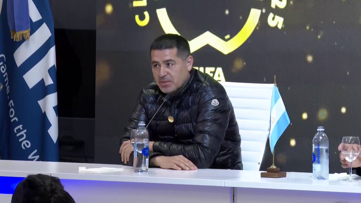 🗣️Juan Román #Riquelme en la conferencia de Liga Profesional de Fútbol: "El domingo SERÁ UN GRAN DÍA. Esperemos que se vea un gran partido. Tenemos la ilusión que lo vamos a hacer bien, a disfrutar, a competir de la mejor manera, con ilusión de poder ganar".