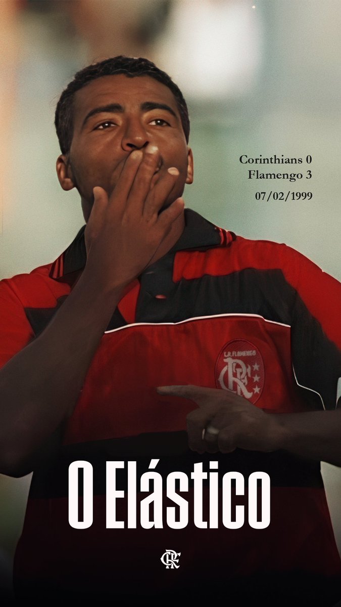 Mais um Flamengo x Corinthians vem aí! Quem lembra dessa pintura do baixinho Romário em 1999?