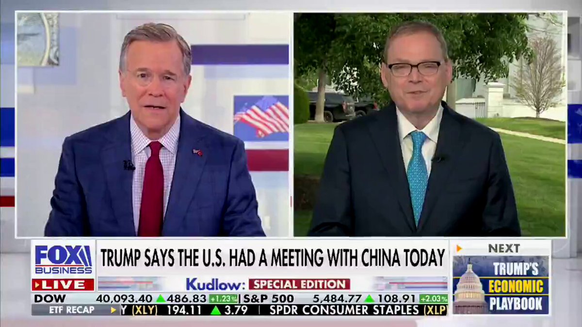 NEC Director Kevin Hassett says progress is being made on a series of trade deals: "The bottom line is that everybody wants this to move forward in a positive way, and I expect that there’ll be lots of positive news to break on that soon."