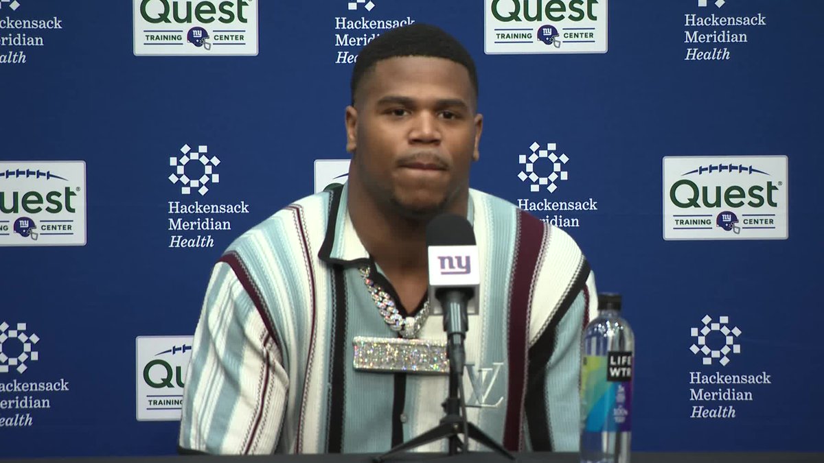 Abdul Carter talks about having a dream as a kid that he was a New York Giant: