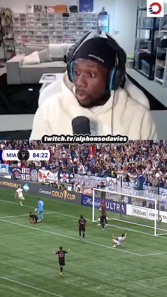 Alphonso Davies REACTS to the Vancouver Whitecaps' 2-0 win over Inter Miami 👀 #CanMNT | #VWFC 🎥 twitch: alphonsodavies