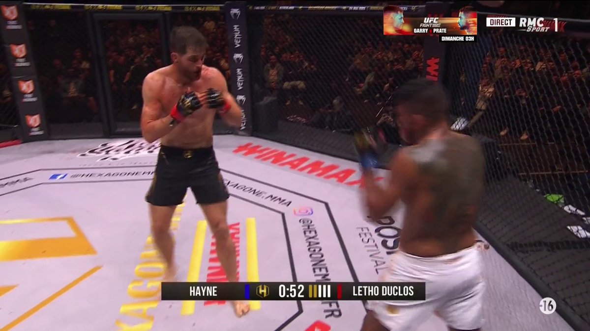 🏆 ANNNNNND STIIILLLL !! 🤯 QUEL FINISH DE MATTHIEU LETHO DUCLOS DANS CE DEUXIEME ROUND !! 🇫🇷 Le Français garde sa ceinture des -84kgs d'Hexagone MMA !