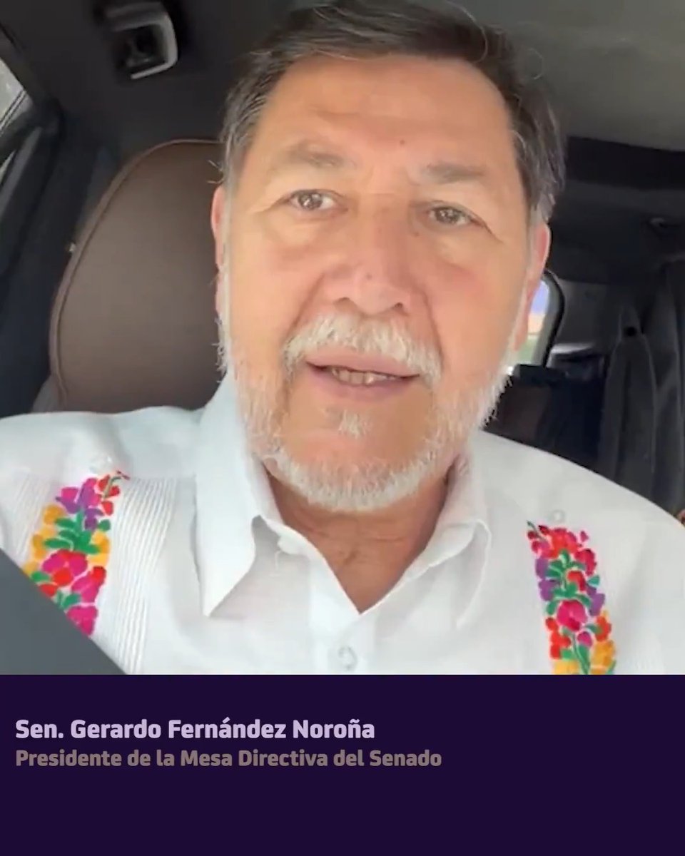 ▶️ Mensaje del presidente de la Mesa Directiva, Fernández Noroña, sobre la dictaminación de la Ley de Telecomunicaciones.