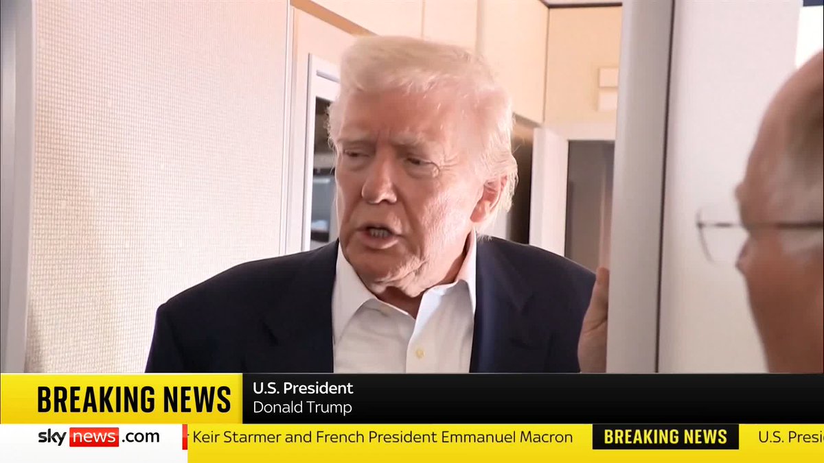 President Trump tells reporters his special envoy, Steve Witkoff had "a pretty good meeting" with Putin earlier today Latest ➡️ 📺 Sky 501 and YouTube